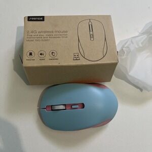 Seenda 2.4G Wireless Mouse Blue Pink Comfortable Noiseless Click IWG-WJM01